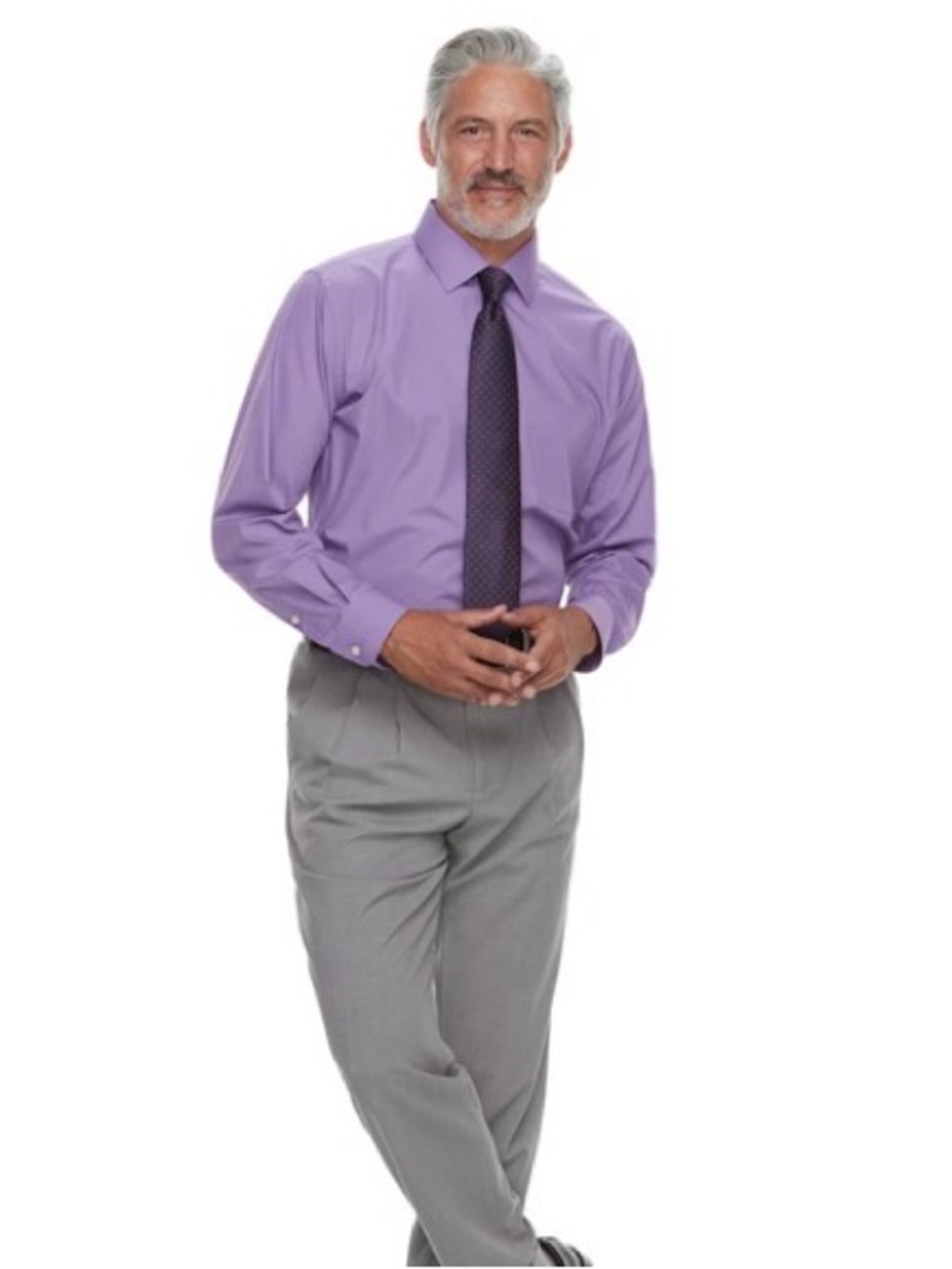 Croft & Barrow Men's Lavender Dress Shirt